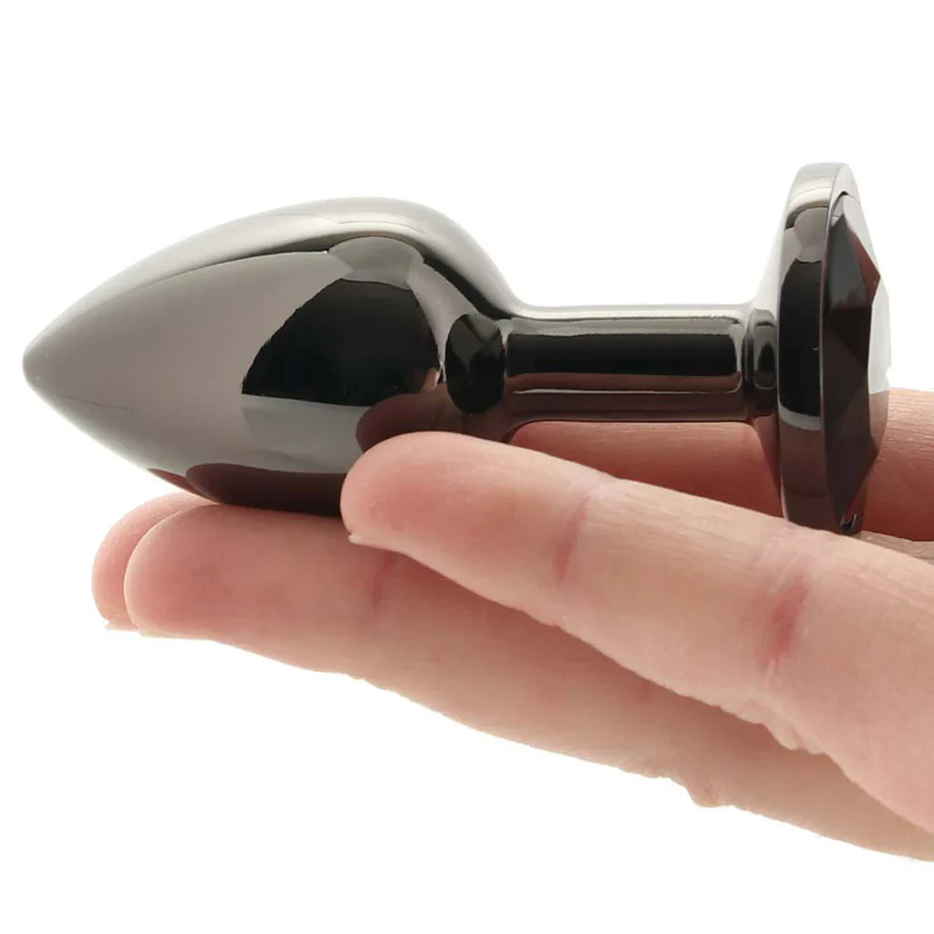 Black Gem Anal Plug in Small - Small